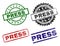 Grunge Textured PRESS Stamp Seals