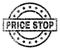 Grunge Textured PRICE STOP Stamp Seal
