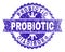 Grunge Textured PROBIOTIC Stamp Seal with Ribbon