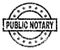 Grunge Textured PUBLIC NOTARY Stamp Seal