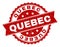 Grunge Textured QUEBEC Stamp Seal