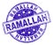 Grunge Textured RAMALLAH Stamp Seal