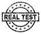 Grunge Textured REAL TEST Stamp Seal