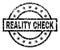 Grunge Textured REALITY CHECK Stamp Seal