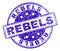 Grunge Textured REBELS Stamp Seal