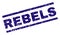 Grunge Textured REBELS Stamp Seal