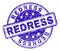 Grunge Textured REDRESS Stamp Seal