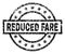 Grunge Textured REDUCED FARE Stamp Seal