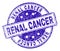 Grunge Textured RENAL CANCER Stamp Seal