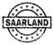 Grunge Textured SAARLAND Stamp Seal