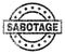 Grunge Textured SABOTAGE Stamp Seal