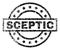 Grunge Textured SCEPTIC Stamp Seal