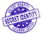 Grunge Textured SECRET IDENTITY Stamp Seal