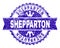 Grunge Textured SHEPPARTON Stamp Seal with Ribbon