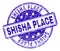 Grunge Textured SHISHA PLACE Stamp Seal