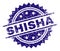 Grunge Textured SHISHA Stamp Seal