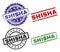 Grunge Textured SHISHA Stamp Seals
