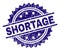 Grunge Textured SHORTAGE Stamp Seal