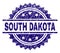 Grunge Textured SOUTH DAKOTA Stamp Seal