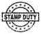 Grunge Textured STAMP DUTY Stamp Seal