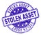 Grunge Textured STOLEN ASSET Stamp Seal