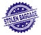 Grunge Textured STOLEN BAGGAGE Stamp Seal