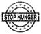 Grunge Textured STOP HUNGER Stamp Seal