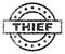 Grunge Textured THIEF Stamp Seal