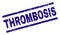 Grunge Textured THROMBOSIS Stamp Seal