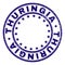 Grunge Textured THURINGIA Round Stamp Seal
