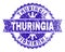 Grunge Textured THURINGIA Stamp Seal with Ribbon