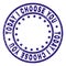 Grunge Textured TODAY I CHOOSE YOU Round Stamp Seal