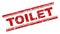 Grunge Textured TOILET Stamp Seal