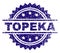 Grunge Textured TOPEKA Stamp Seal