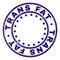 Grunge Textured TRANS FAT Round Stamp Seal