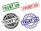 Grunge Textured TRUST US Seal Stamps