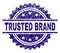 Grunge Textured TRUSTED BRAND Stamp Seal