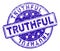 Grunge Textured TRUTHFUL Stamp Seal