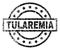 Grunge Textured TULAREMIA Stamp Seal