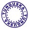 Grunge Textured TUNGUSKA Round Stamp Seal