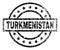 Grunge Textured TURKMENISTAN Stamp Seal