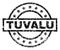 Grunge Textured TUVALU Stamp Seal