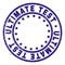 Grunge Textured ULTIMATE TEST Round Stamp Seal