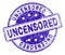 Grunge Textured UNCENSORED Stamp Seal