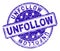 Grunge Textured UNFOLLOW Stamp Seal