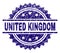 Grunge Textured UNITED KINGDOM Stamp Seal