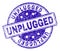 Grunge Textured UNPLUGGED Stamp Seal