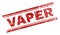 Grunge Textured VAPER Stamp Seal