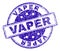 Grunge Textured VAPER Stamp Seal