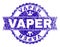 Grunge Textured VAPER Stamp Seal with Ribbon